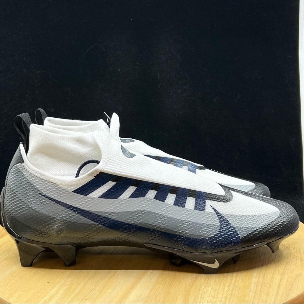 Nike Vapor Edge 360 Pro Navy Blue Football Cleats DV0778-001 Men's Size 12.5 - Picture 4 of 10